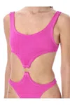 Reina Olga Ruby Stretch Design Sleeveless Swimsuit In Multi