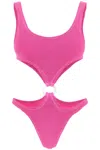 Reina Olga Ruby Stretch Design Sleeveless Swimsuit In Fuchsia