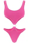 Reina Olga Ruby Stretch Design Sleeveless Swimsuit In Fuchsia