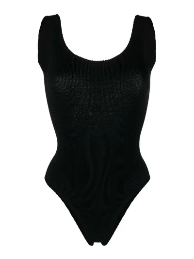 Reina Olga One-piece Swimming Costume In Black
