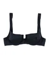 Reina Olga Brigitte Bikini Top Adjustable Straps In Black