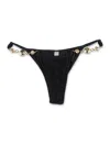 Reina Olga Halter Triangle High-cut Gold Embellishments