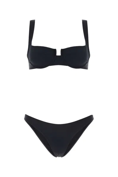 Reina Olga Stretch Nylon Bikini Brigitte In Black