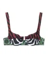 Reina Olga Brigitte Bikini Top In Multi