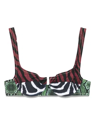 Reina Olga Brigitte Bikini Top In Multi