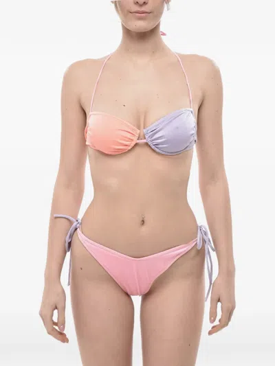 Reina Olga Colourblock Bikini In Multi