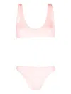 Reina Olga Light Pink Coolio Bikini Set In Pink