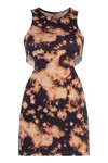 Reina Olga Cover-up Dress In Multicolor