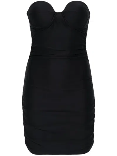 Reina Olga Dirty Diana Jersey Mini Dress In Black