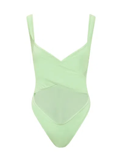Reina Olga Exotica Cut-out Open Back Swimsuit