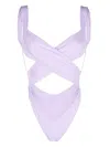 Reina Olga Light Purple Light Purple Exotica Wrap Bikini