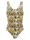 Reina Olga For A Rainy Day Swimsuit In Yellow
