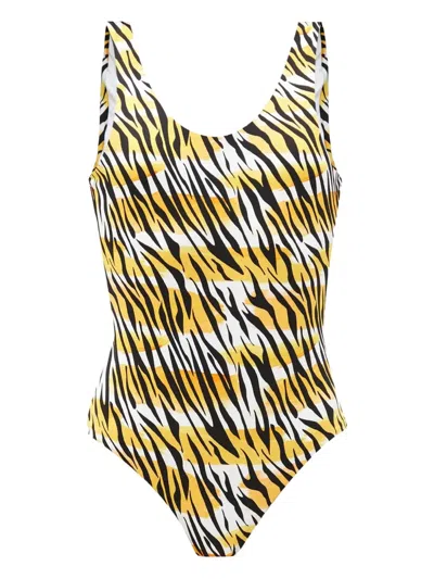 Reina Olga For A Rainy Day Swimsuit In Yellow