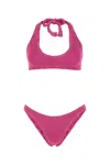 Reina Olga Fuchsia Stretch Nylon Pilou Set Bikini