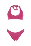Reina Olga Fuchsia Stretch Nylon Pilou Set Bikini