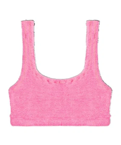 Reina Olga Ginny Bikini Top In Pink