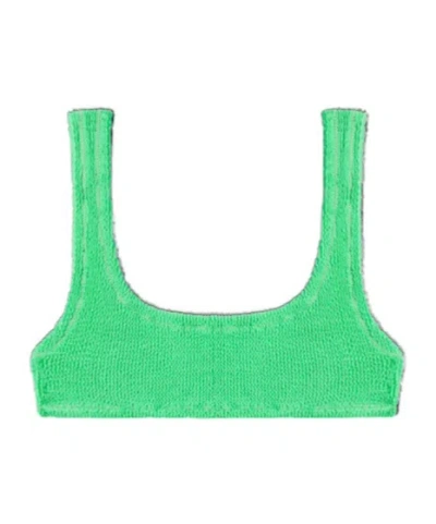 Reina Olga Ginny Bikini Top In Green