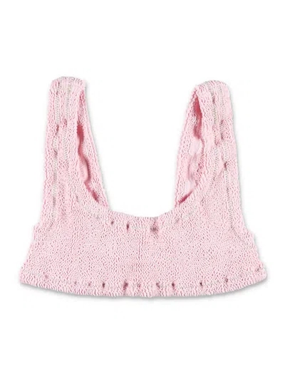 Reina Olga Ginny Bikini Top In Pink