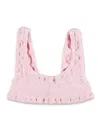 Reina Olga Ginny Bikini Top In Baby Pink