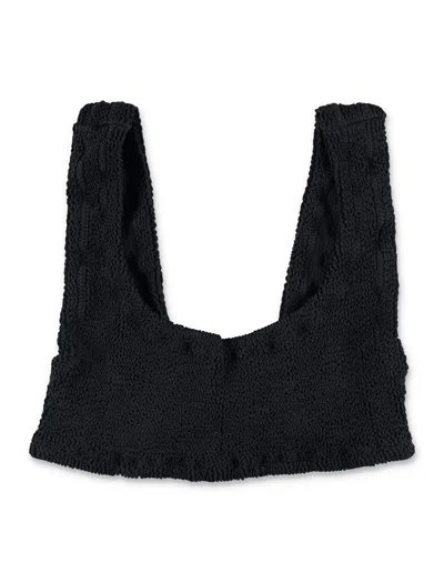 Reina Olga Ginny Bikini Top In Black