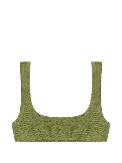 Reina Olga Ginny Bikini Top In Green