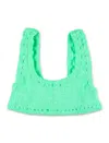 Reina Olga Ginny Bikini Top In Neon Green