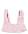 Reina Olga Ginny Bikini Top In Pink