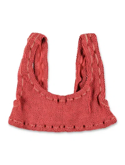 Reina Olga Ginny Bikini Top In Red