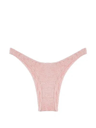Reina Olga Ginny Crinkled Bikini Bottoms In Multi