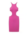 Reina Olga Ele Mini Dress With Cut-out Detailing In Pink