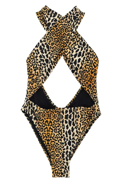 Reina Olga Italian Stallion Swimsuit In Animal Print