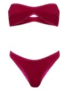Reina Olga Katia Strapless Bikini In Red