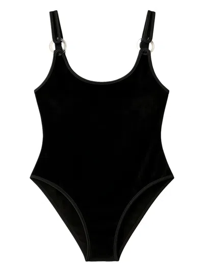 Reina Olga Leone Ring Swimsuit In Black