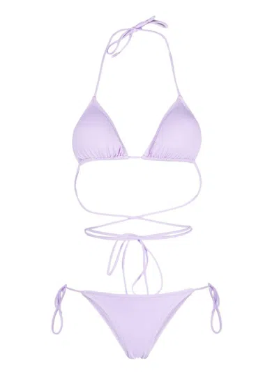 REINA OLGA LIGHT PURPLE MIAMI TRIANGLE BIKINI SET