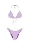 Reina Olga Lilac Stretch Nylon Bikini In Purple
