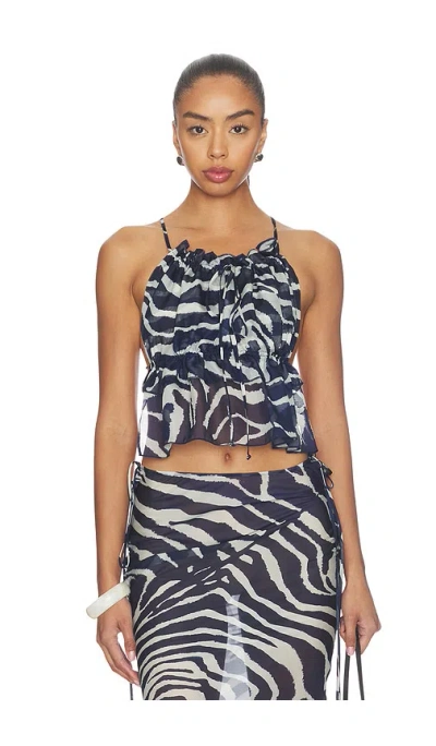 Reina Olga Maronti Top In Blue