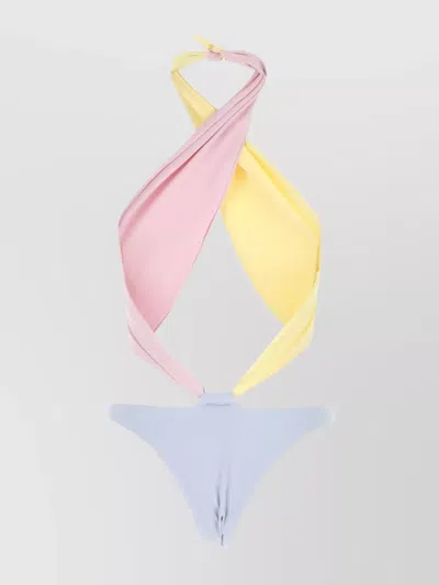 Reina Olga Multicolor Stretch Nylon Showpony Trikini