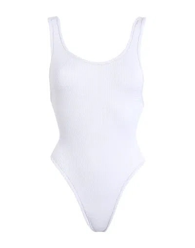 Reina Olga One-piece Swimsuits In White