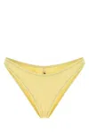 Reina Olga Stretch Nylon Brigitte Bikini Bottom Low-rise In Yellow