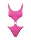 Reina Olga Ruby Stretch Design Sleeveless Swimsuit In Non Definito