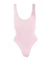 Reina Olga Ruby Scrunch Swimsuit In Pink