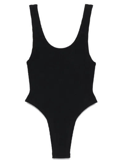 Reina Olga Ruby Swimsuit With Scoop Neckline In Black