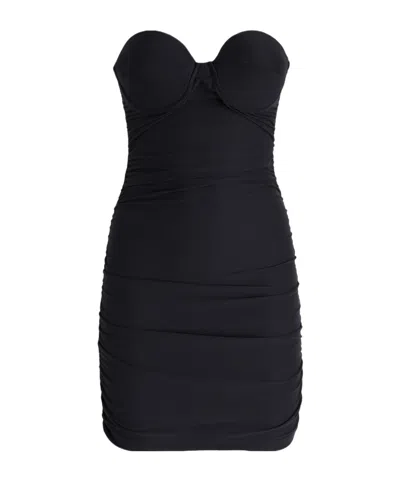 Reina Olga Dirty Diana Jersey Mini Dress In Black