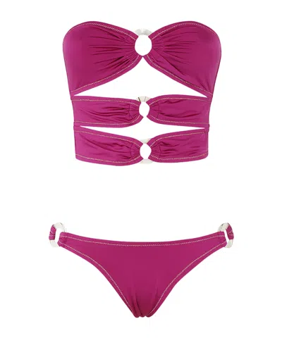 Reina Olga Sleeveless Swimsuit In Pink