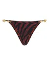 Reina Olga Pretend Stretch Nylon Splash Bikini Bottom