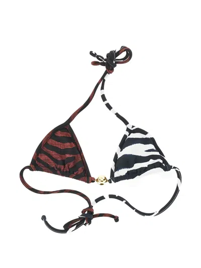 Reina Olga Splash Bikini Top In Multi