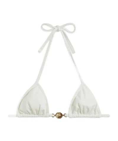 Reina Olga Splash Bikini Top In White