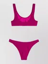 Reina Olga Sponge High-waisted Brazilian Bikini Set