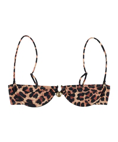 REINA OLGA STRAPLESS BIKINI TOP