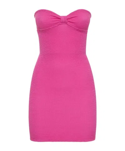 Reina Olga Strapless Mini Dress In Pink